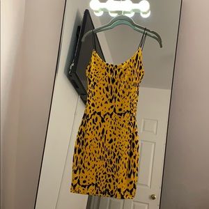 F21 Mini Leopard Dress.